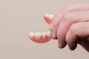 White filling teeth model in Derby
