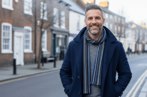 Man smiling in derby after dental implant treatment at Duffield Road Dental Care